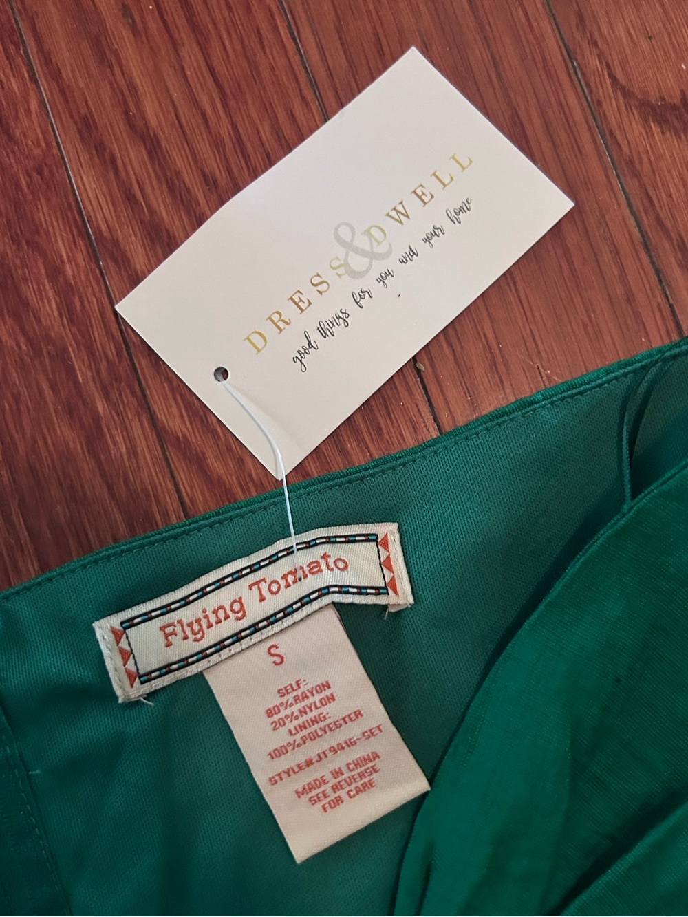 Flying Tomato Two-Piece Set – Emerald Green – Size Small – NWT - Picture 3 of 13